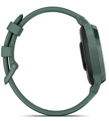 Garmin Lily 2 Active 38 mm GPS – Aluminium Grün, Sportarmband, Jaspisgrün, 50 m, für Android, iPhone