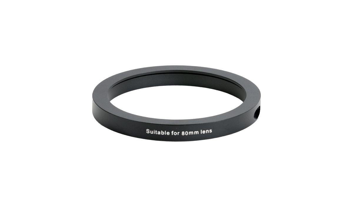 Tilta MB-T16-C80 Filterhalter-Adapterring – 80 mm – für Tilta Mirage – Schwarz