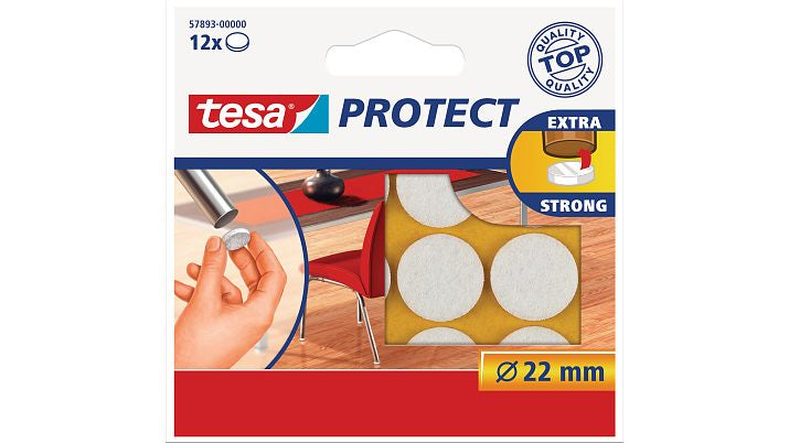TESA Filzgleiter 57893-00001-01 – 12 Stück
