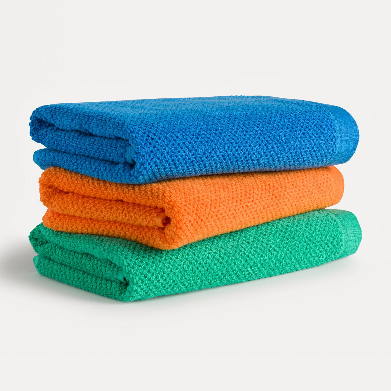 MÖVE Duschtuch Bliss – 67 × 140 cm, Grasgrün, 100% Baumwolle, 500 g/m²