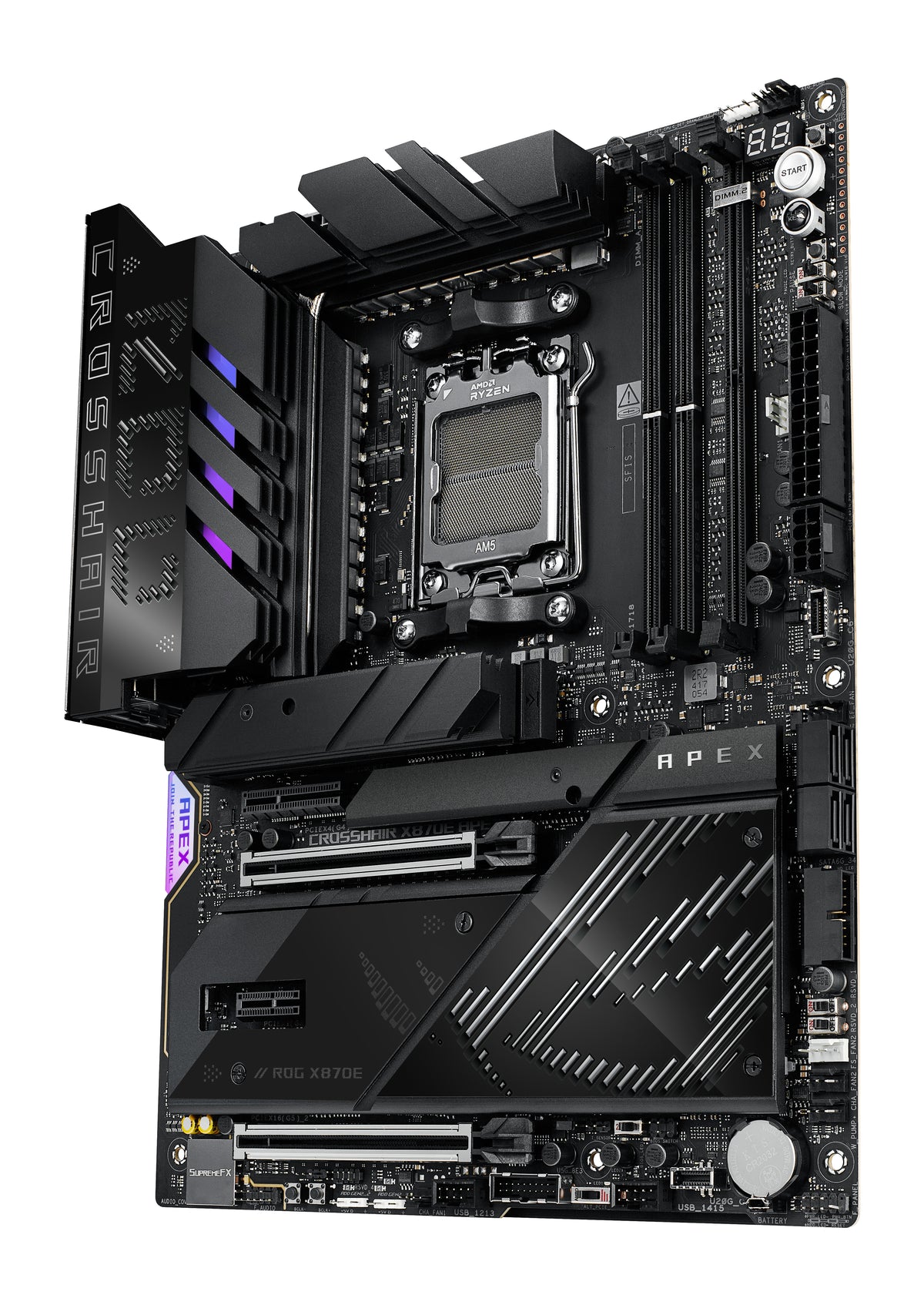 ASUS CROSSHAIR X870E APEX – Mainboard – AM5, AMD X870E, ATX, DDR5