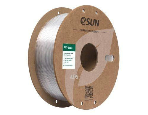 eSUN 3D-Drucker-Filament PET 1,75 mm Transparent, 1 kg
