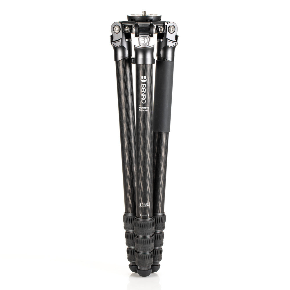 Benro TMTH44C Mammoth Carbon Dreibeinstativ – 160 cm, 25 kg Traglast – 57 cm eingeklappt – 1/4" & 3/8" Gewinde