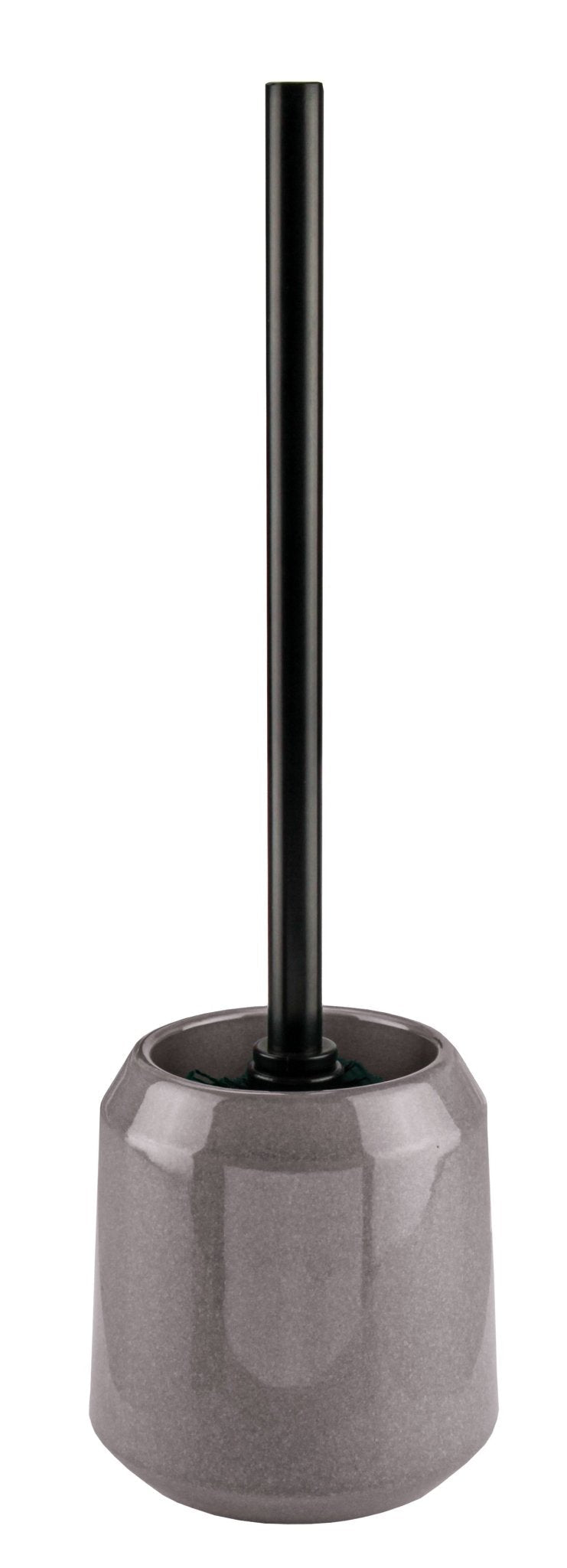 Kleine Wolke WC-Bürstenhalter – Steinzeug, Anthrazit, 11 × 11 × 38,8 cm