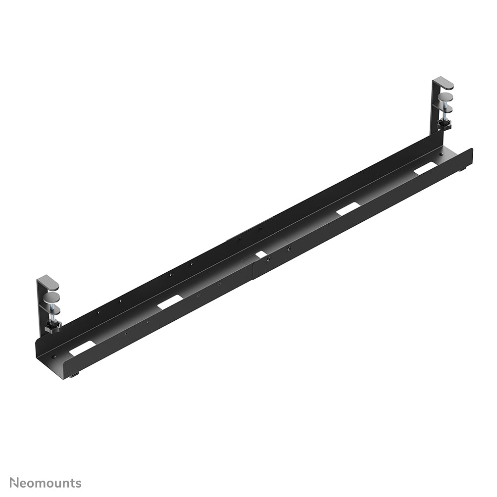Neomounts ADS07-120BL Kabelwanne – Verstellbar 0,8–1,2 m – Klemmbefestigung, max. 5 kg – Schwarz