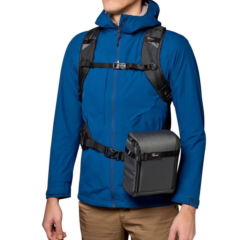 Lowepro PhotoSport BP 15L AW III Kamerarucksack – 15 l, herausnehmbares Kamerafach – Blau/Grau