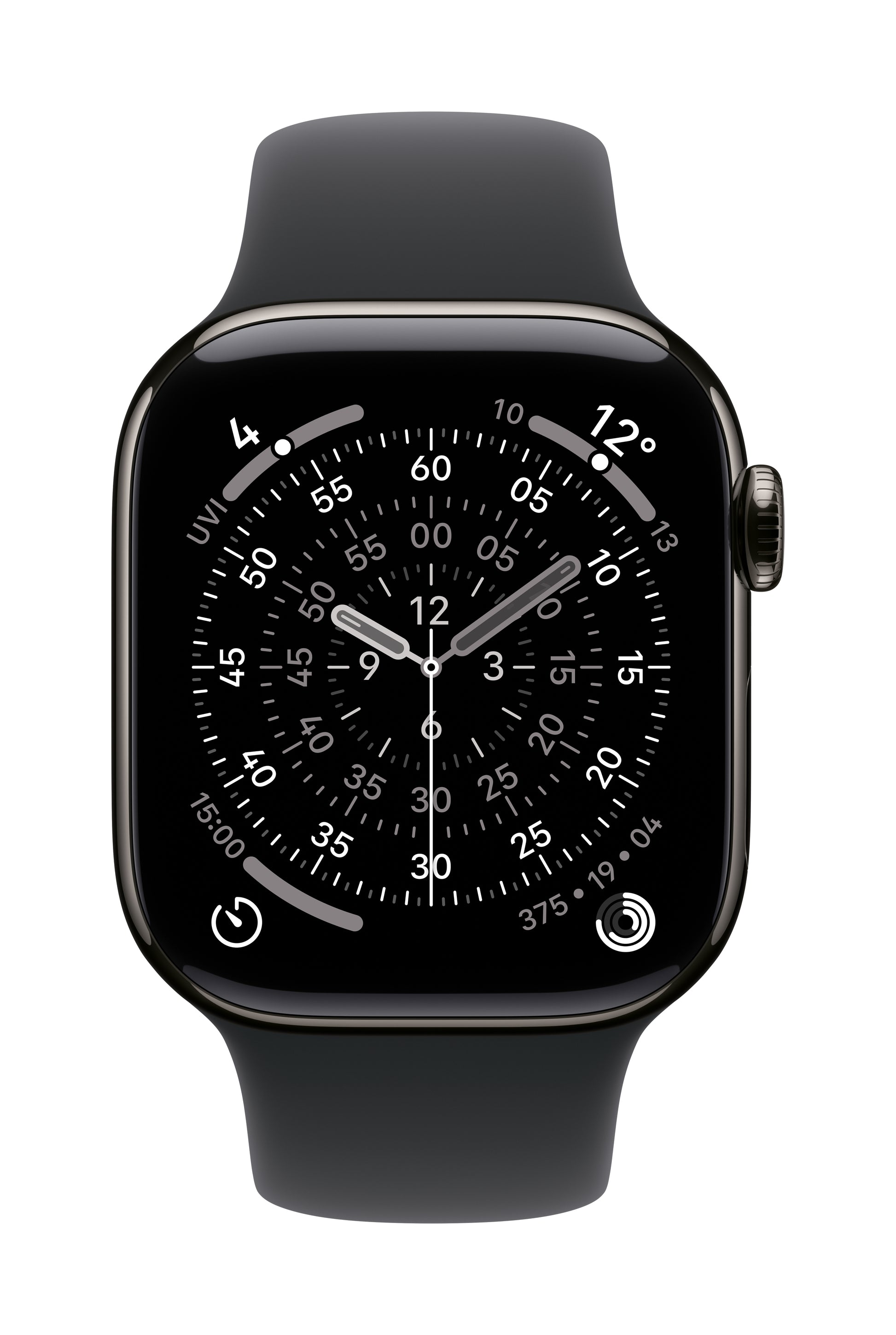 Apple Sportarmband Schwarz, M/L, für Apple Watch