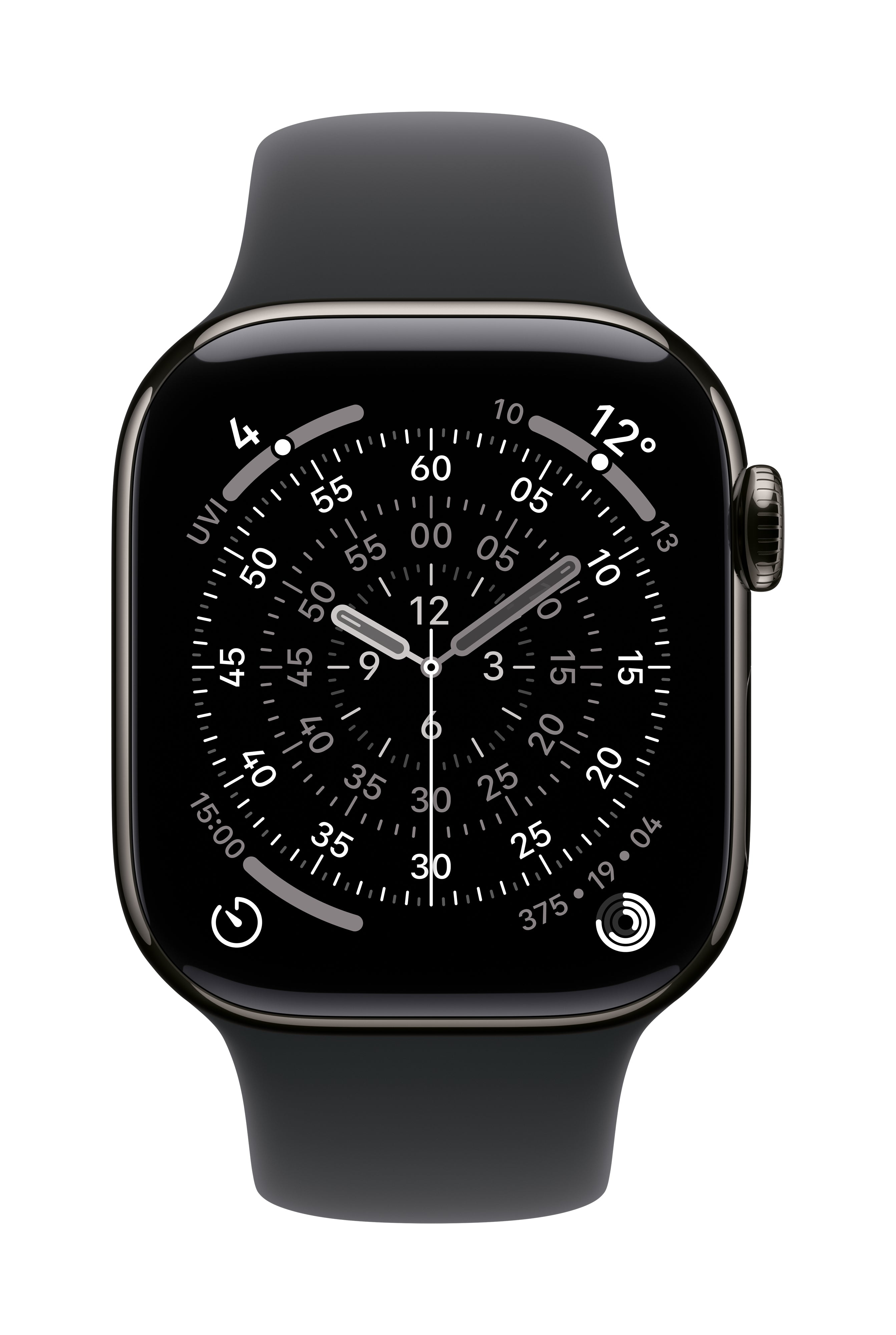 Apple Sportarmband Schwarz, M/L, für Apple Watch