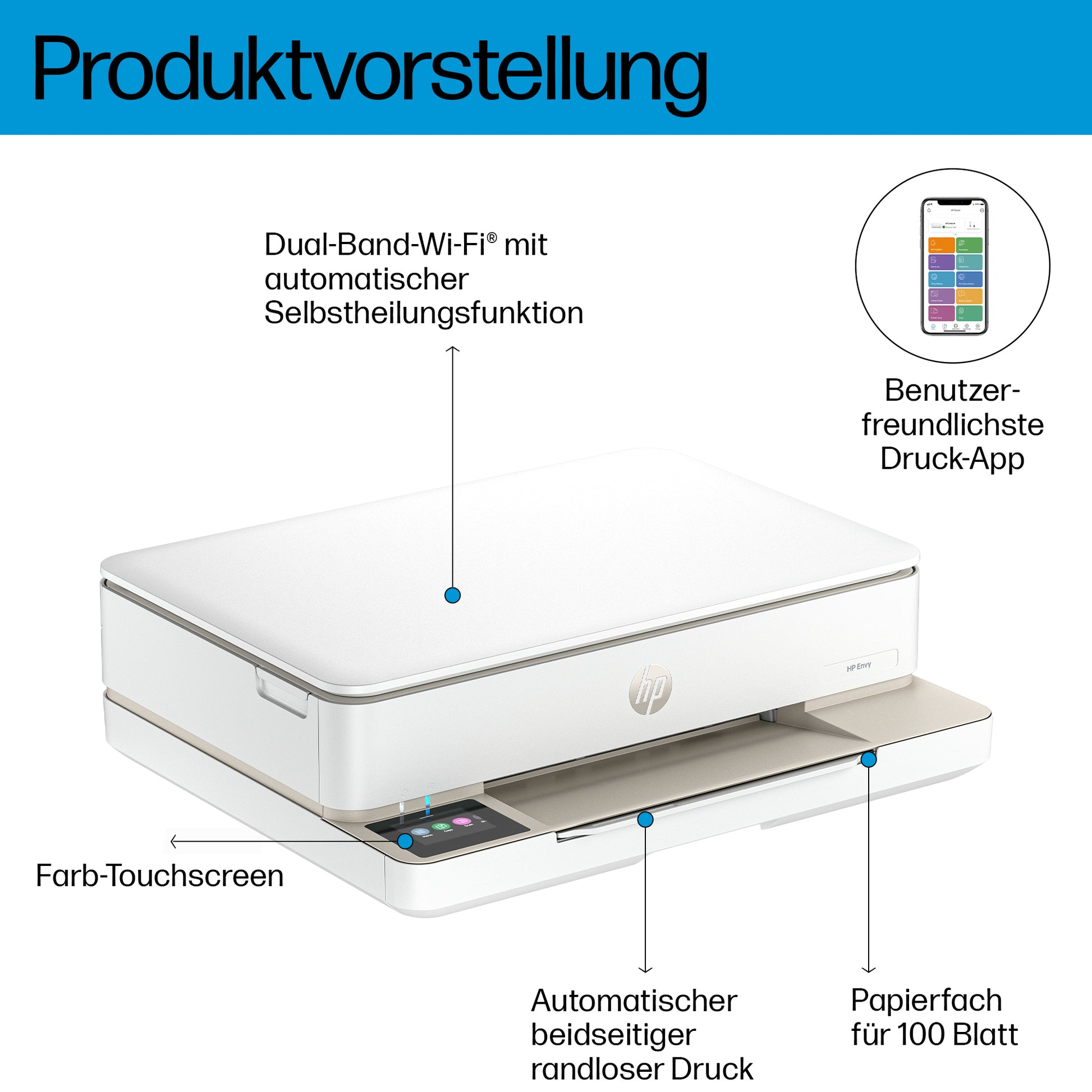 HP Envy 6120E – Tintenstrahl-MFP