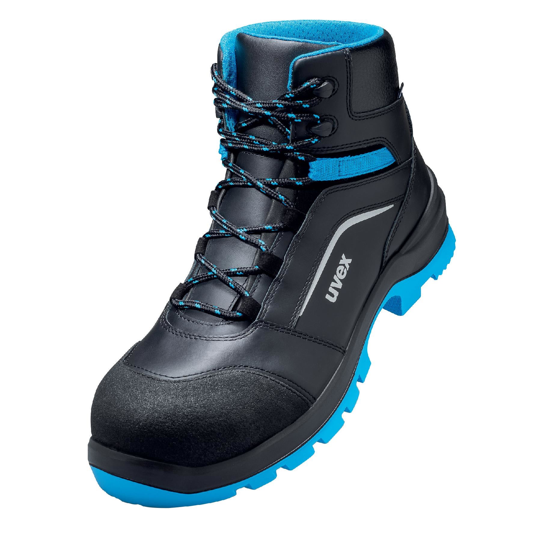 Uvex 2 xenova Sicherheitsstiefel S3 – Schwarz/Blau – Grösse 50