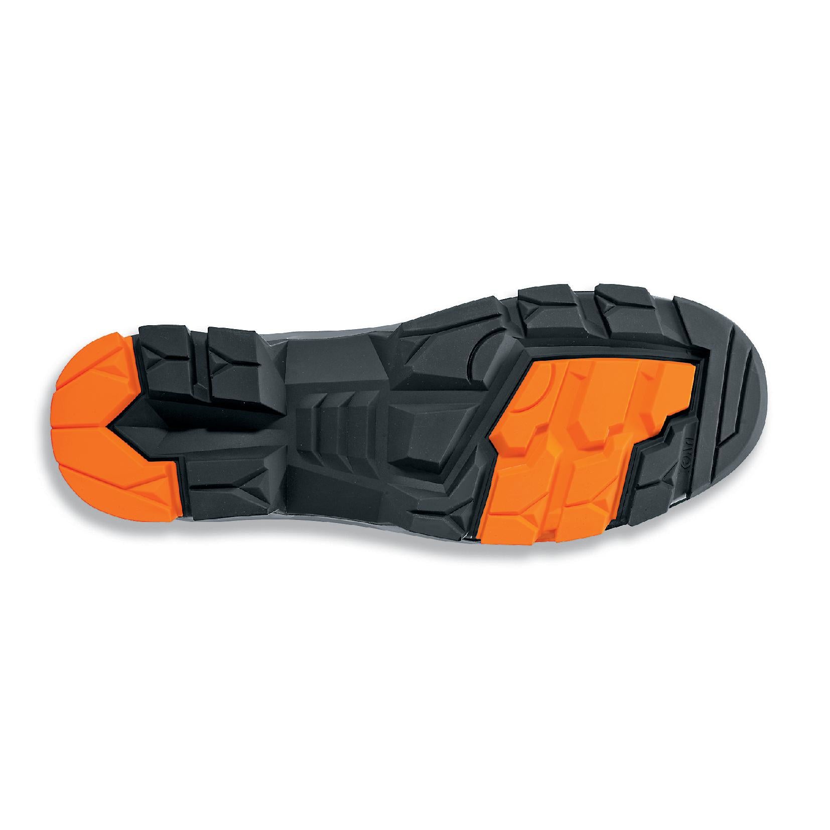 uvex Sicherheitsstiefel – Echtes Leder, Orange/Schwarz