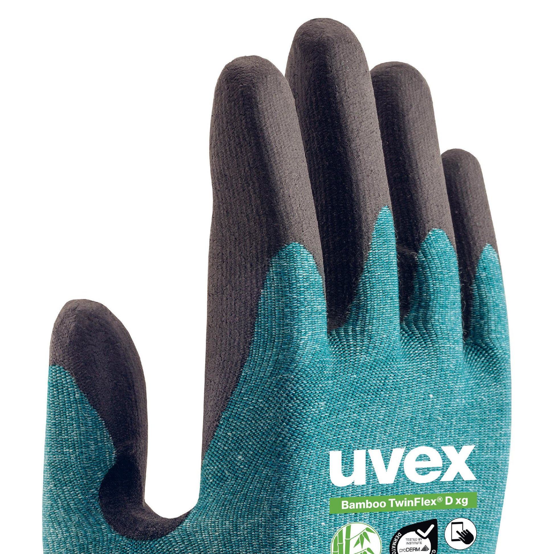 Uvex Schnittschutzhandschuhe Bamboo TwinFlex D xg – Grösse 10 – EN 388:2016 4X41D, EN 407:X1XXXX