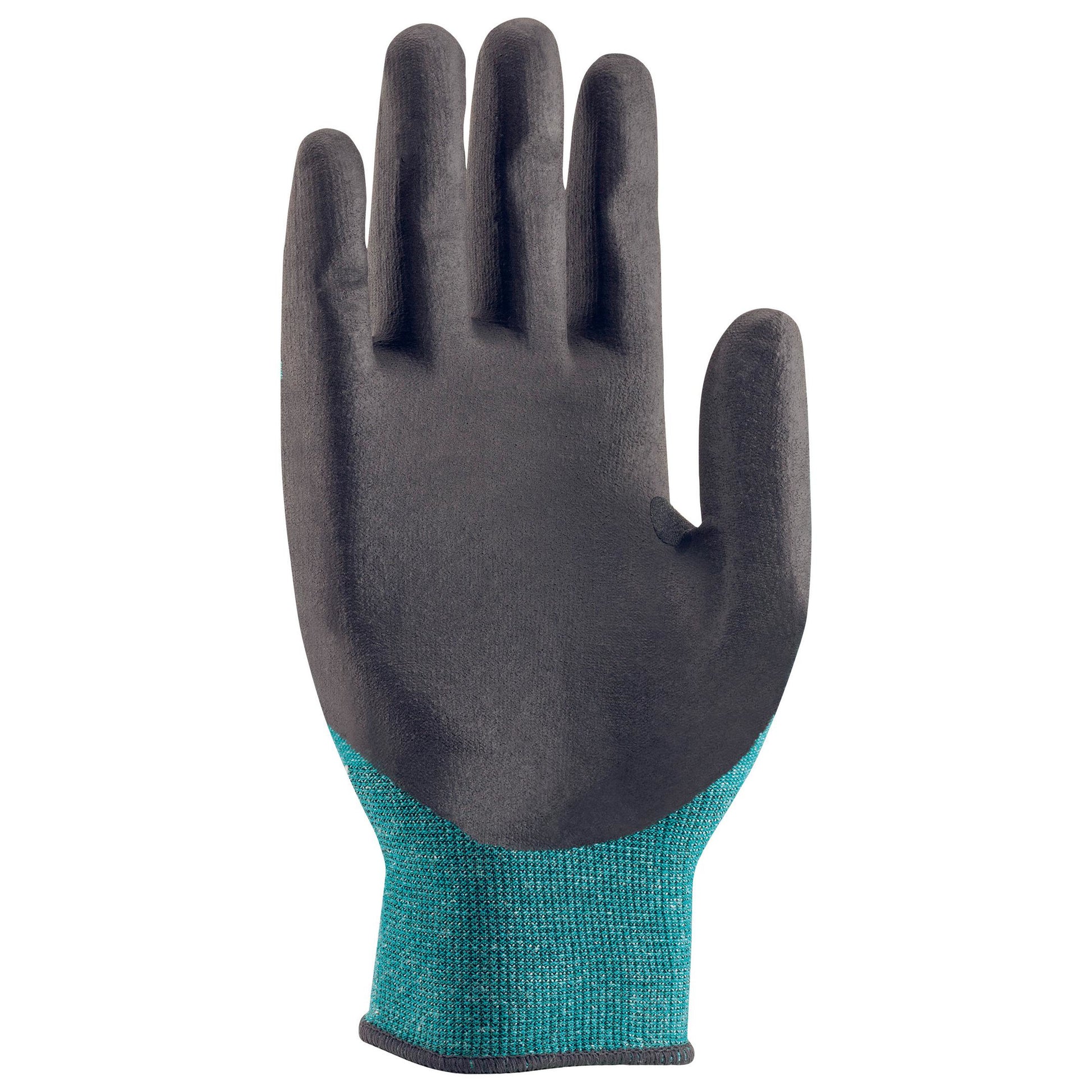 Uvex Schnittschutzhandschuhe Bamboo TwinFlex D xg – Grösse 9, 1 Stück – EN 388:2016 (4X41D) – Schwarz/Grün