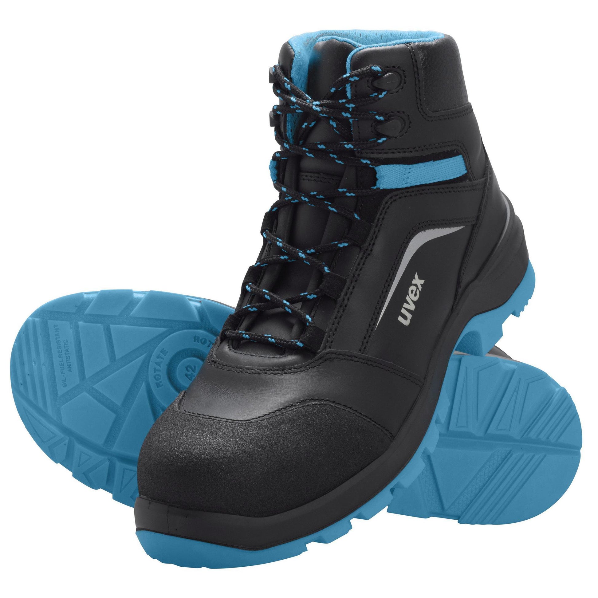Uvex 2 xenova Sicherheitsstiefel S3 – Schwarz/Blau – Grösse 51