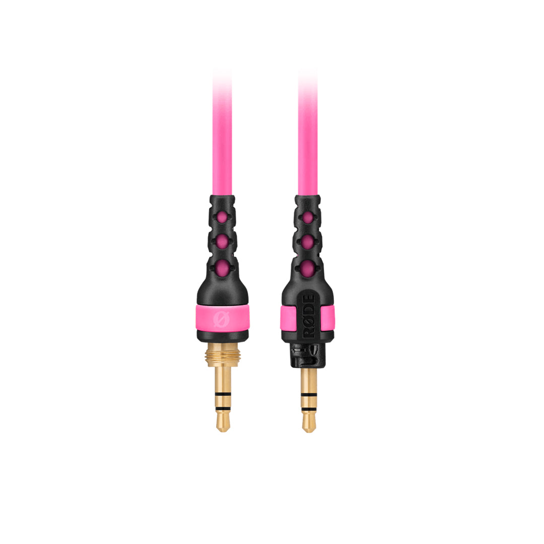 RØDE NTH-Cable12 – Adapterkabel – für NTH-100 – 3,5 mm Klinke auf 3,5 mm Klinke – 1,2 m – Rosa