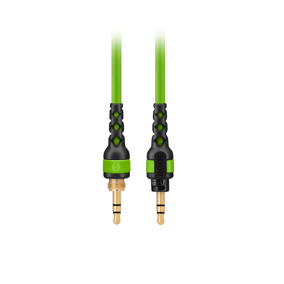RØDE NTH-Cable12 – Adapterkabel – für NTH-100 – 3,5 mm Klinke auf 3,5 mm Klinke – 1,2 m – grün