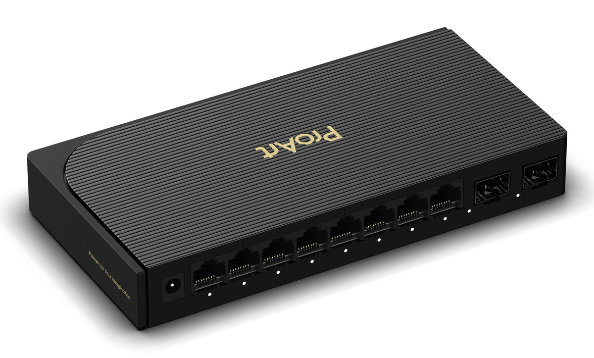 ASUS PQG-U1080 – Unmanaged Switch – 8× 2.5G, 2× SFP+, Desktop