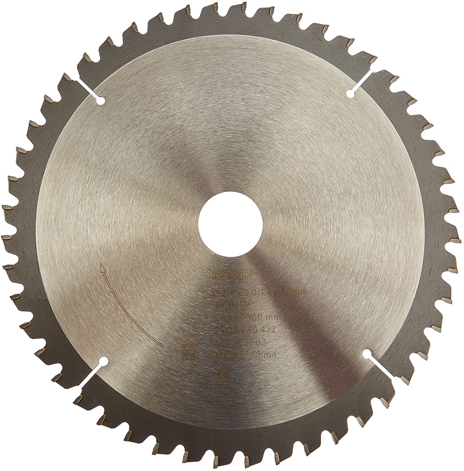 Bosch Professionelles Optiline Wood Kreissägeblatt 216 mm, 48 Zähne – für Holz – 1 Stück – für Bosch