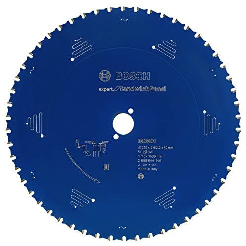 Bosch Professionelles Expert Sandwich Panel Kreissägeblatt 355 × 30 × 2,6 mm, 80 Zähne – für Metall – 1 Stk
