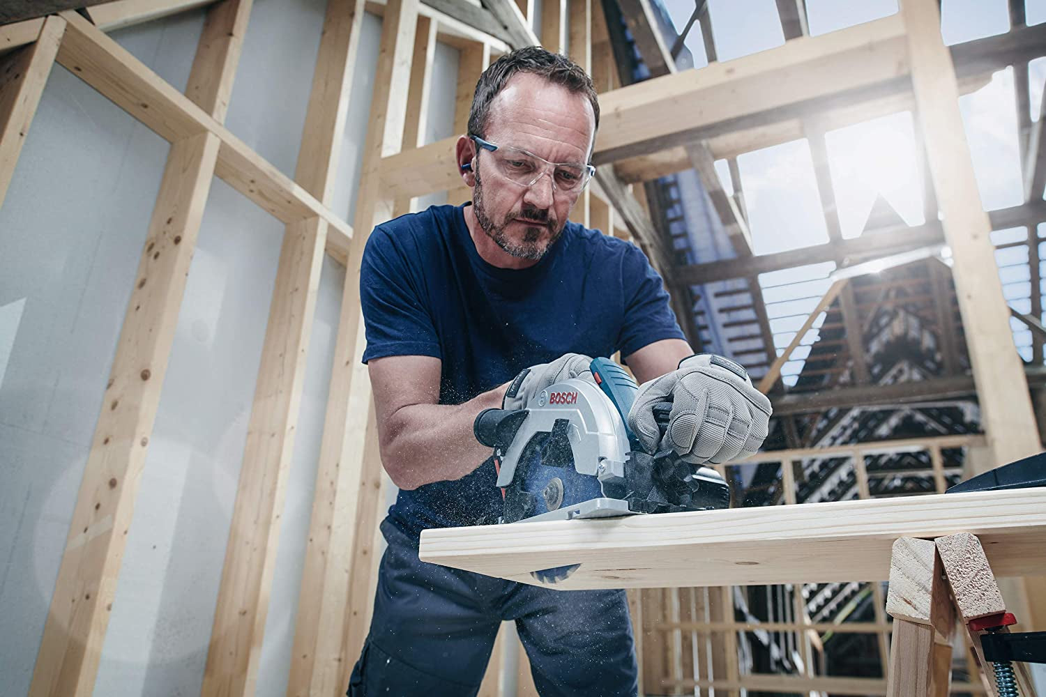 Bosch Professional – Kreissägeblatt, Expert for Wood, 48 Zähne, 2608644519, 216 mm