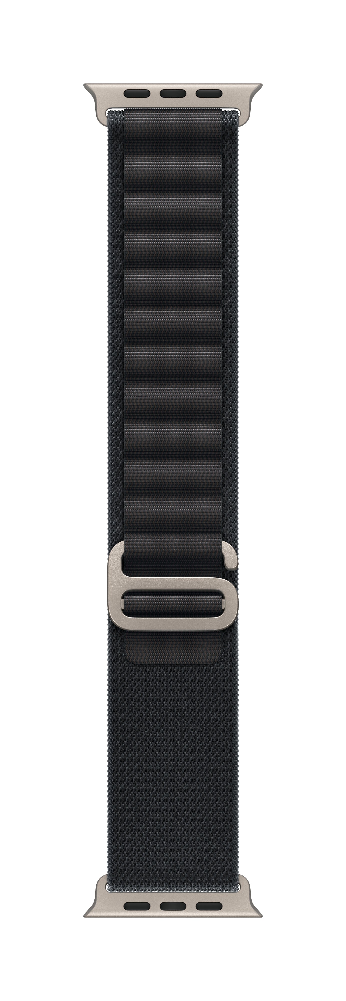 Apple Alpine Loop M – Titan, Schwarz, für Apple Watch