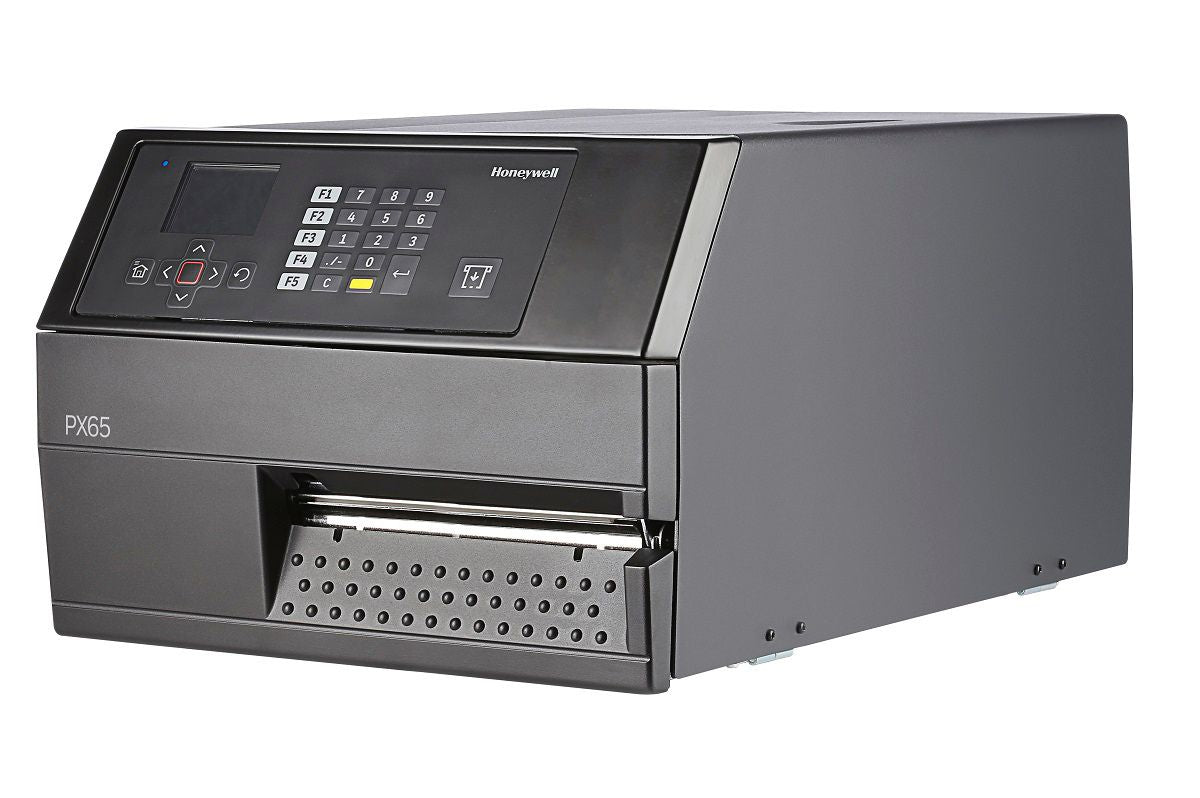 Honeywell PX65 – Etikettendrucker, Thermotransfer, bis 152,4 mm, Rewinder, USB, LAN, 203 dpi