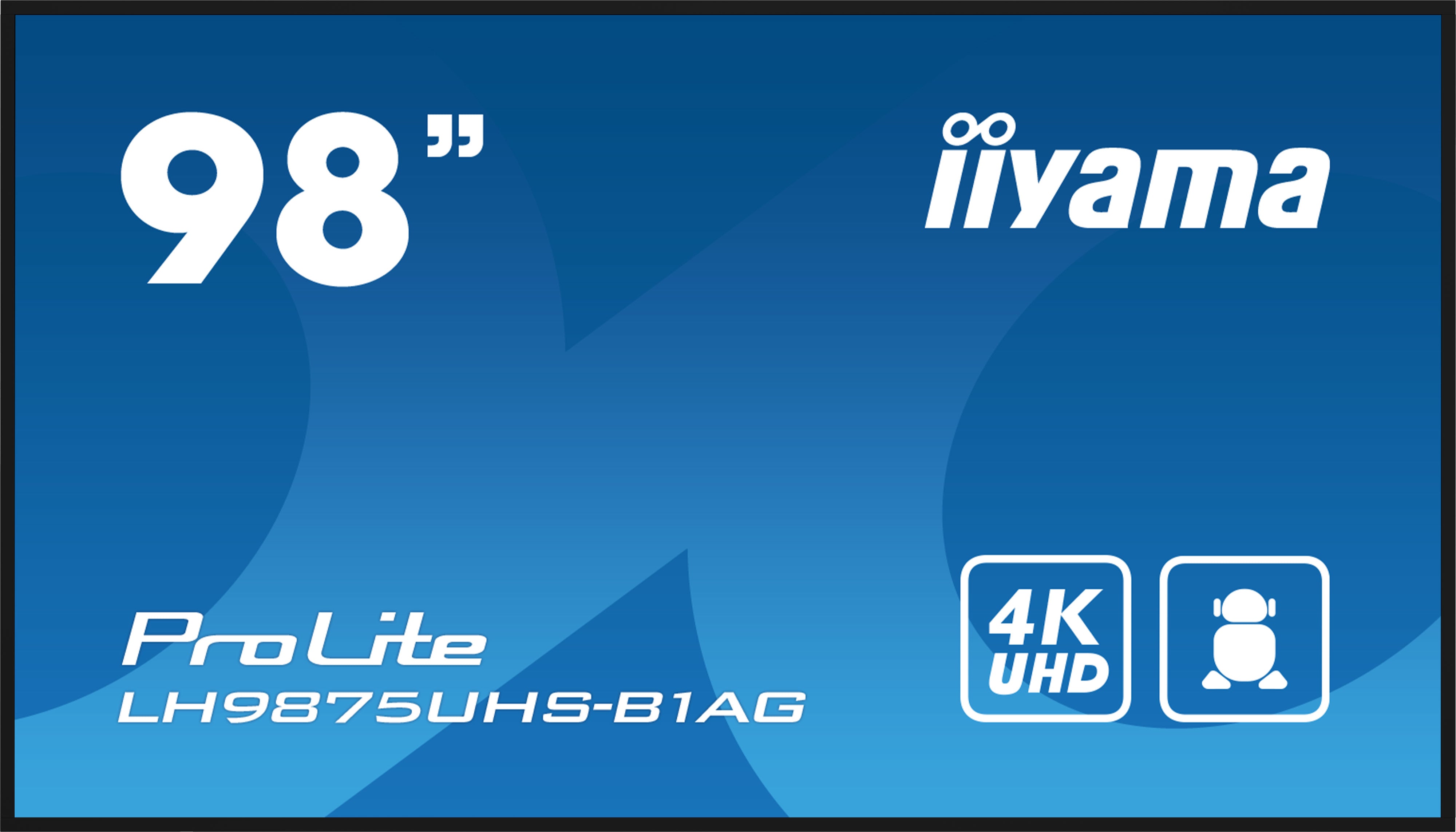 iiyama LH9875UHS-B1AG – 97,5" Public Display LED UHD 4K, Android OS, 24/7
