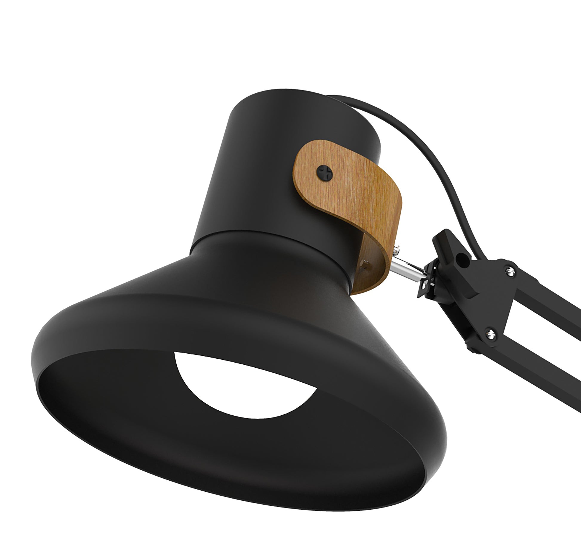 Unilux Tischleuchte LED BAYA Bambus – 3000 K – 915 lm 11,3 W – Schwarz, Bambus