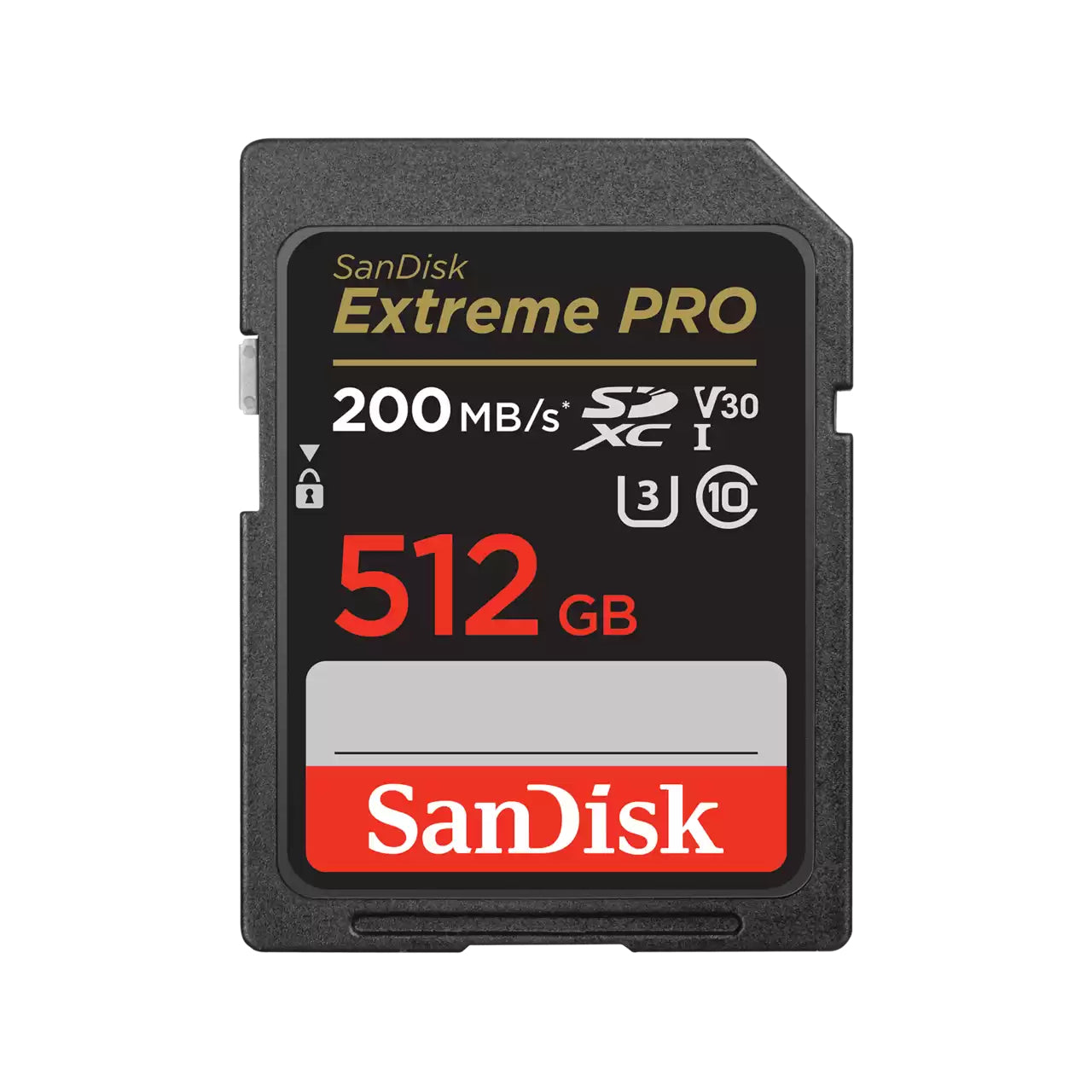 SanDisk Extreme Pro SDXC Speicherkarte – 512 GB, UHS-I, 200 MB/s lesen / 140 MB/s schreiben; Klasse 10