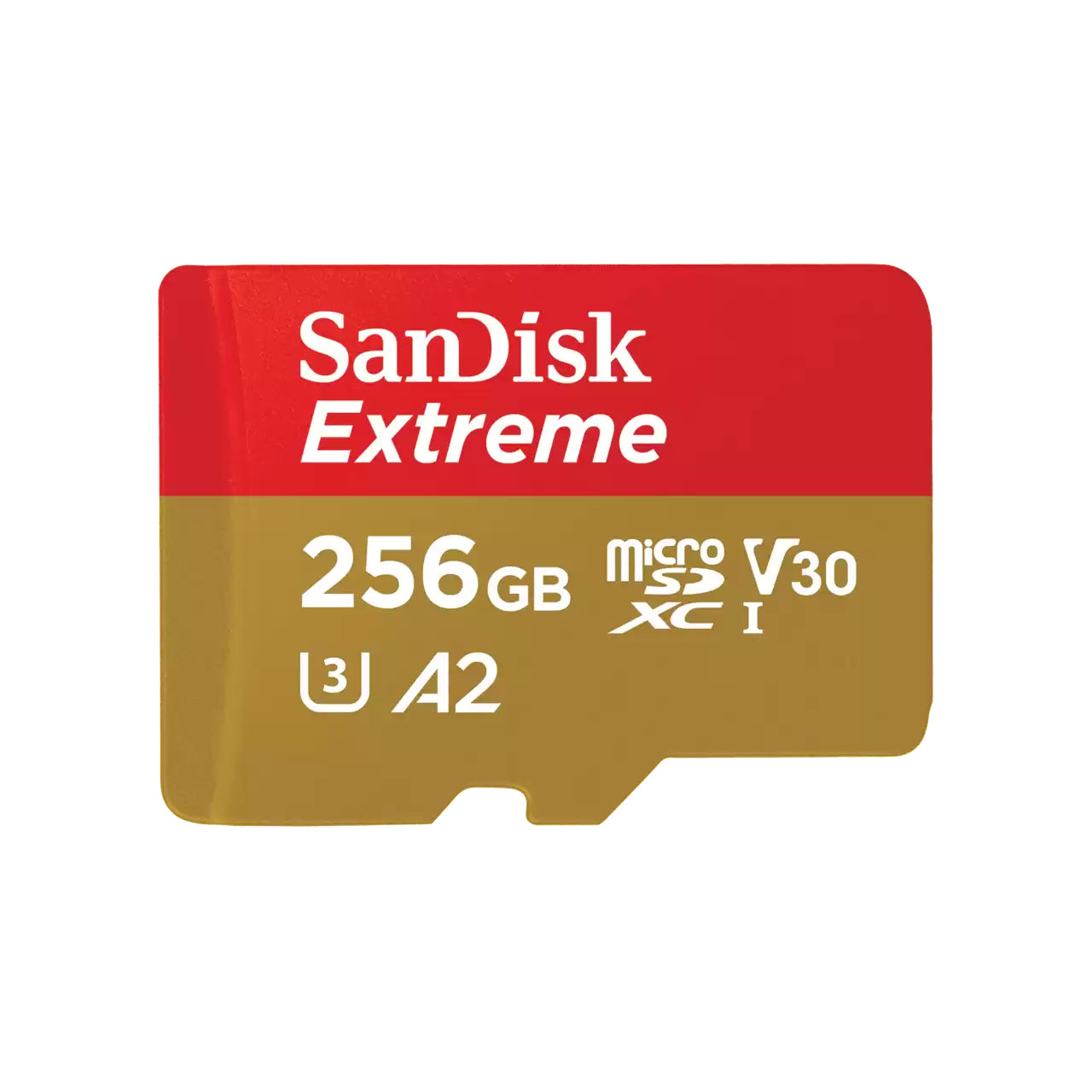 SanDisk Extreme microSDXC 256 GB – UHS-I, Klasse 10, U3, V30, A2, 190/130 MB/s