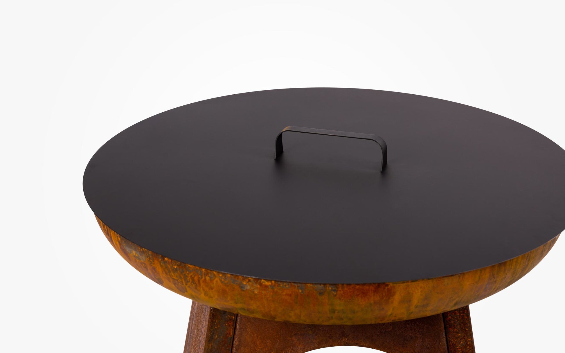 Feu Du Jardin Feuerstelle – Ø 78 × 78 cm – Edelstahl, rostbraun