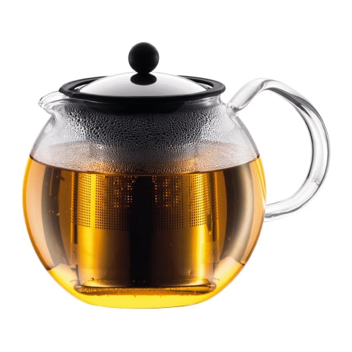 Bodum French Press 1,5 l, Glas (Borosilikat)/Kunststoff, Schwarz
