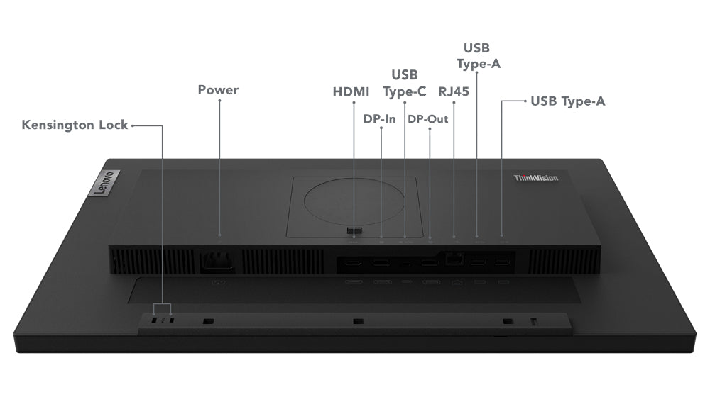 Lenovo Thinkvision T24M-29 – 23,8", 1920 × 1080 (Full HD), IPS, USB-C 90 W, LAN