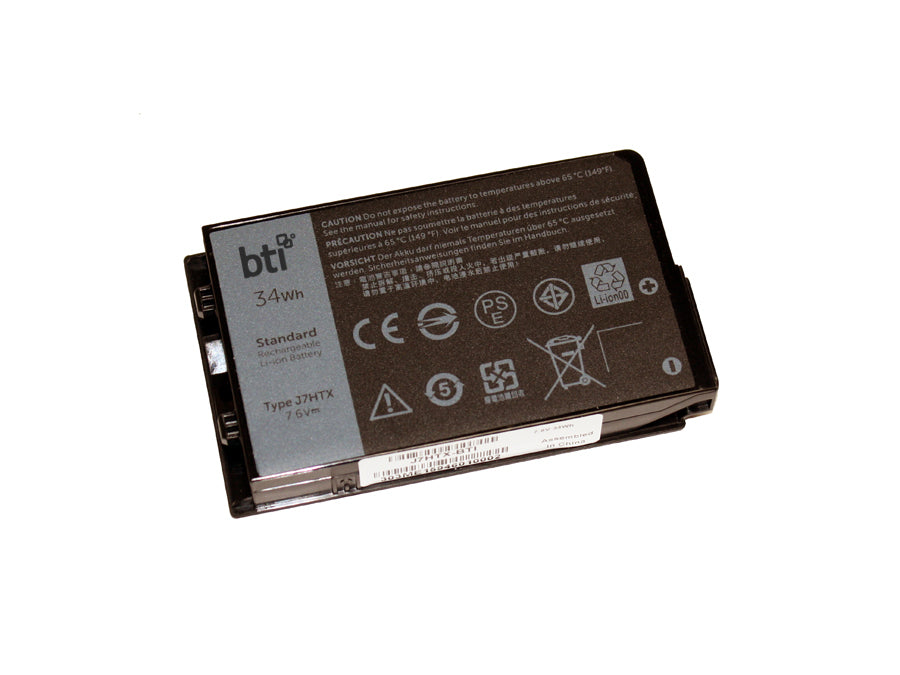 BTI Notebook-Akku – für Dell Latitude 12 7220 – 34 Wh, 7,6 V (2 Zellen) – Schwarz