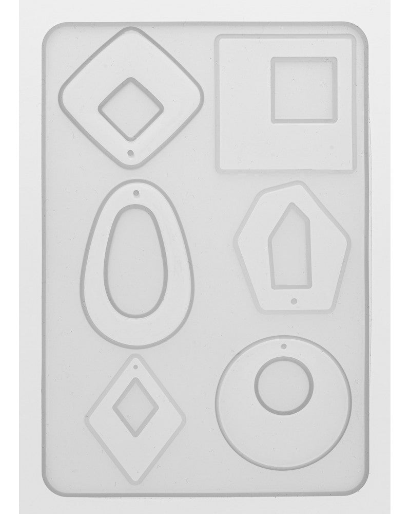 GLOREX Giessform – Ornamente – Silikon – 110 × 145 mm – 6 Stück