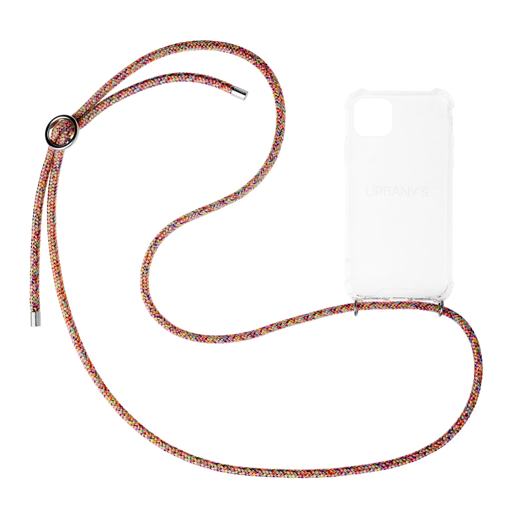 Urbany's Summer of Love Backcover – für Apple iPhone 14 Plus, Kunststoff, Rosa, mit Halsband