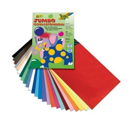 Folia Fotokartonblock – 240 × 340 mm – 300 g/m² – sortiert – 25 Blatt