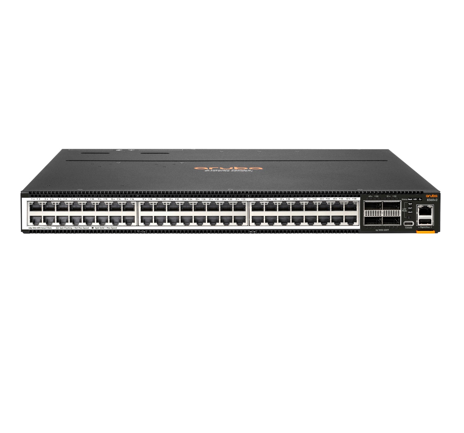 HPE Aruba Networking 8360-48XT4C v2 – Managed L3 Switch – 48× 10G, 4× QSFP+, 1U