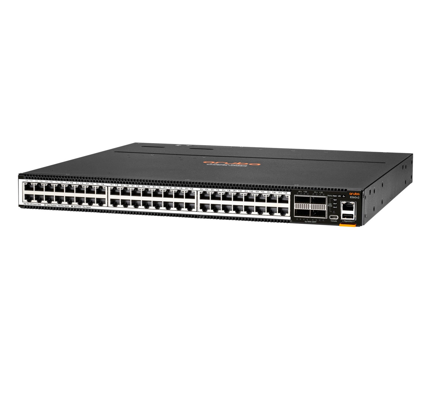 HPE Aruba Networking 8360-48XT4C v2 – Managed L3 Switch – 48× 10G, 4× QSFP+, 1U