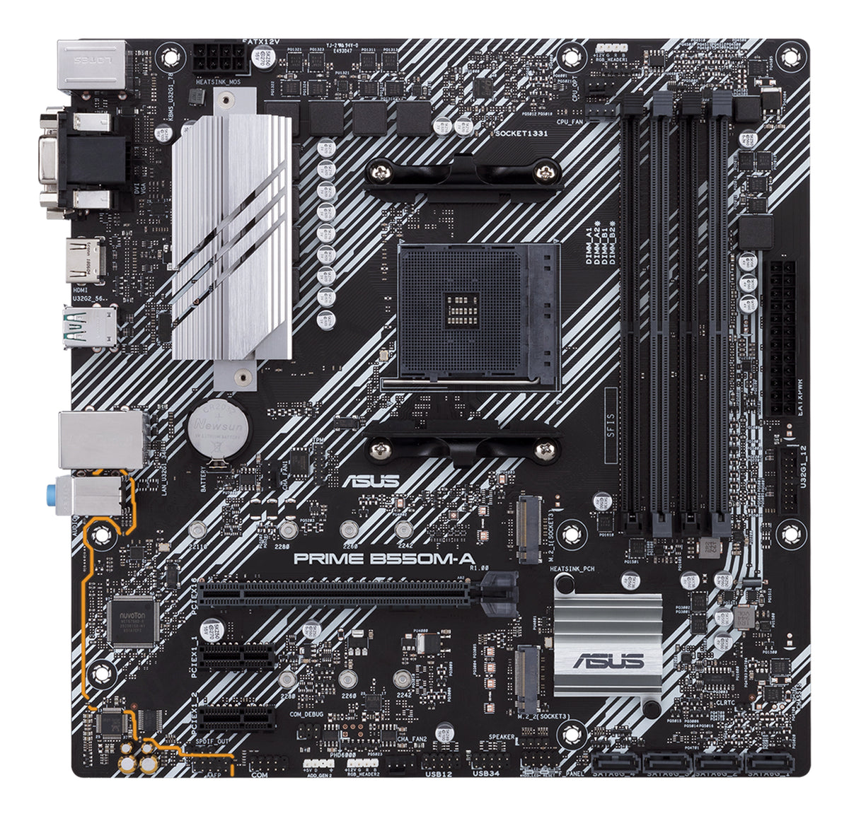 ASUS PRIME B550M-A – Mainboard – AM4, AMD B550, mATX, DDR4