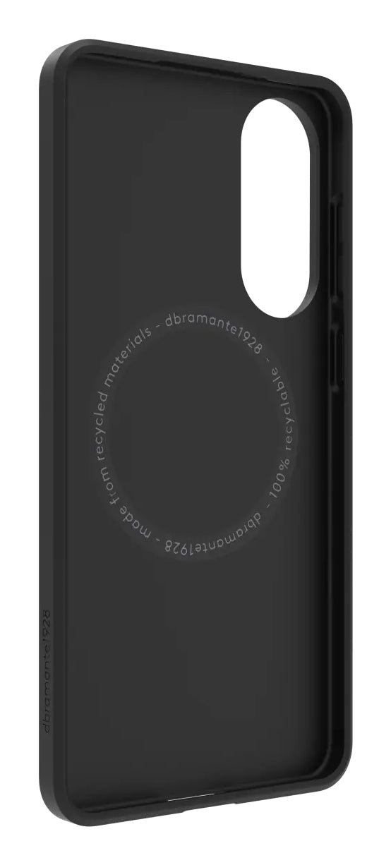 dbramante1928 Backcover – für Samsung Galaxy S25 Edge, Kunststoff, schwarz, bis 1,2 m sturzsicher