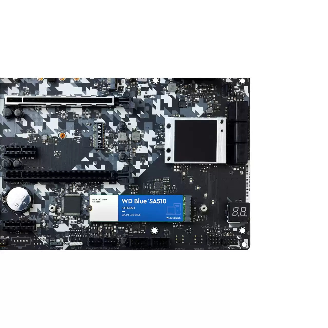 Western Digital Blue SA510 500 GB – M.2 2280, SATA 6 Gbit/s, 560/510 MB/s, für PC/Laptop