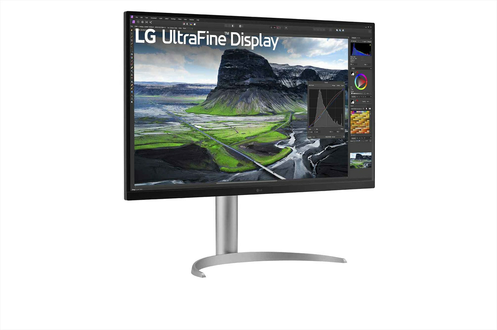LG 32UQ850V-W – 31,5", 3840 × 2160 (4K), IPS, USB-C 90 W, KVM, DisplayHDR 400
