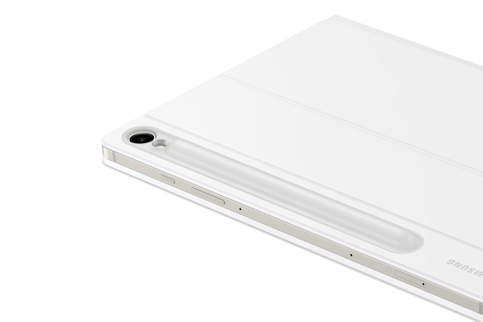 Samsung Tastatur-Case für Galaxy Tab S9 / S9 FE 11" – Smart Connector, mit Touchpad – Weiss