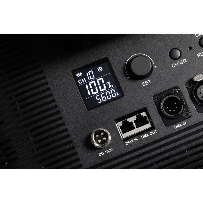 Godox LED1000D II LED-Flächenleuchte – 1000 W, 4400 Lux, 5600 K – Dimmbar, LCD – Schwarz