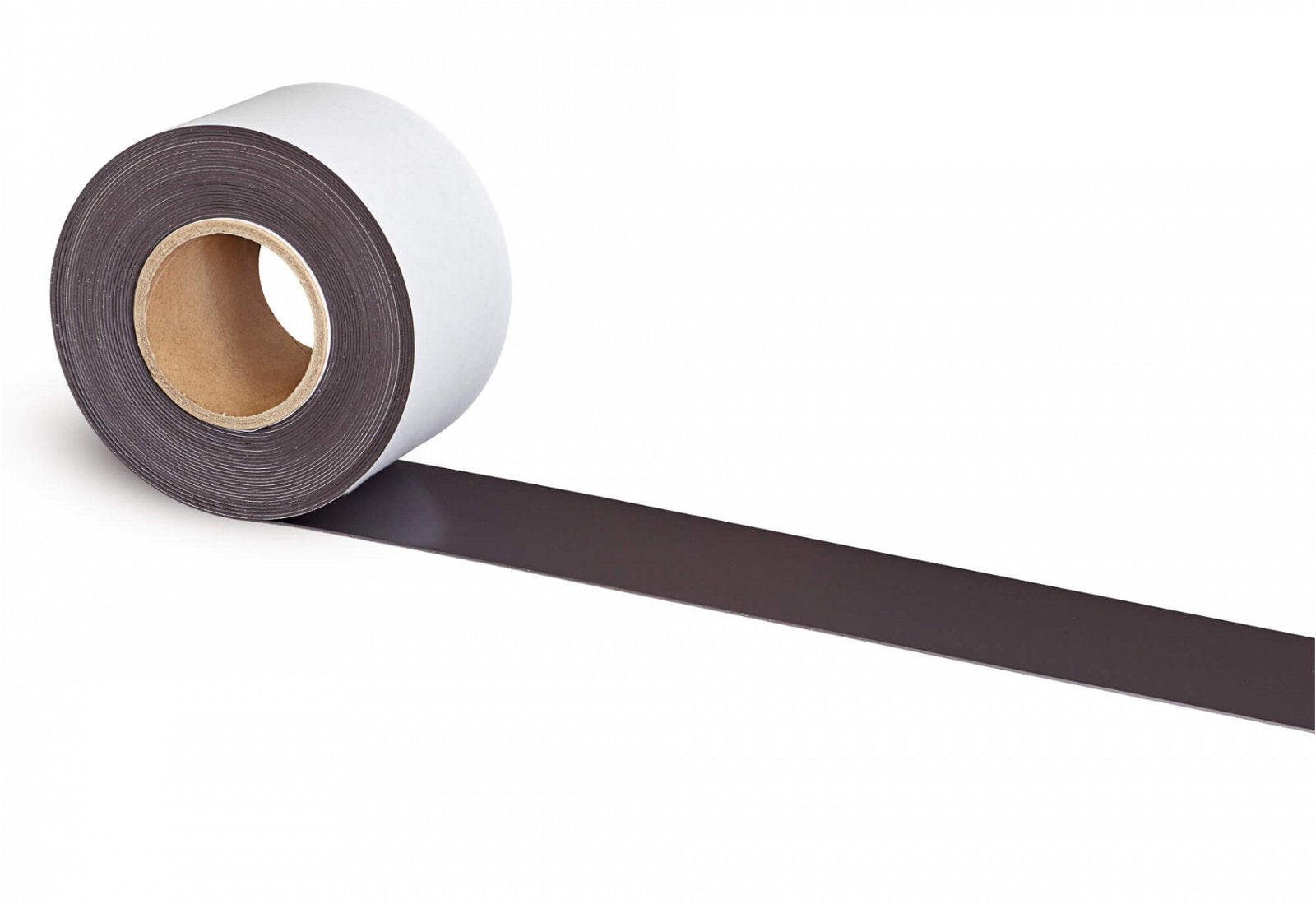 MAUL Magnetband, selbstklebend, 10 mm × 10 m, braun, 1 mm, 40 g/cm²