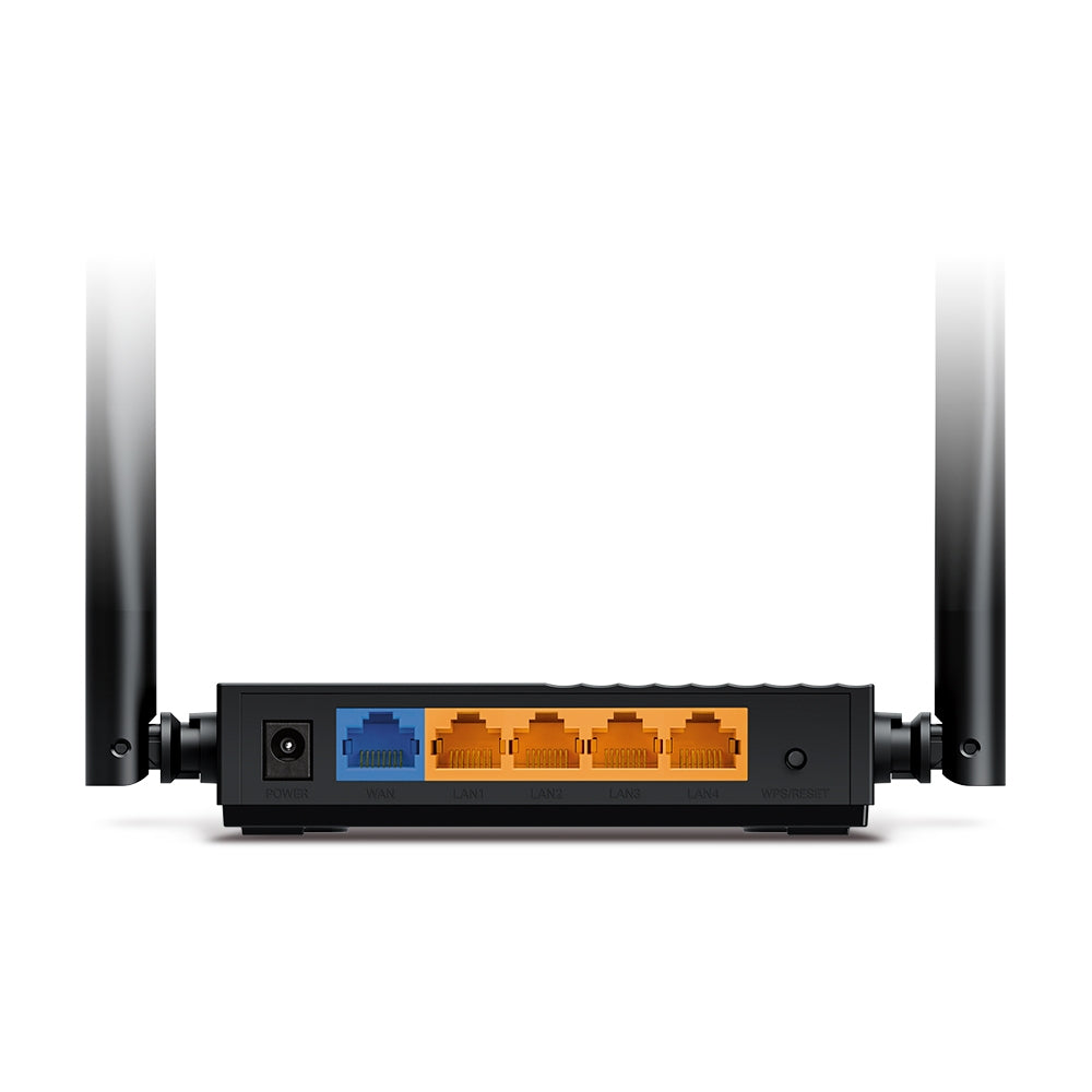 TP-Link Archer C64 – WLAN-Router, Wi-Fi 5, Dual-Band, bis 1200 Mbit/s, 4x LAN (GbE), Schwarz