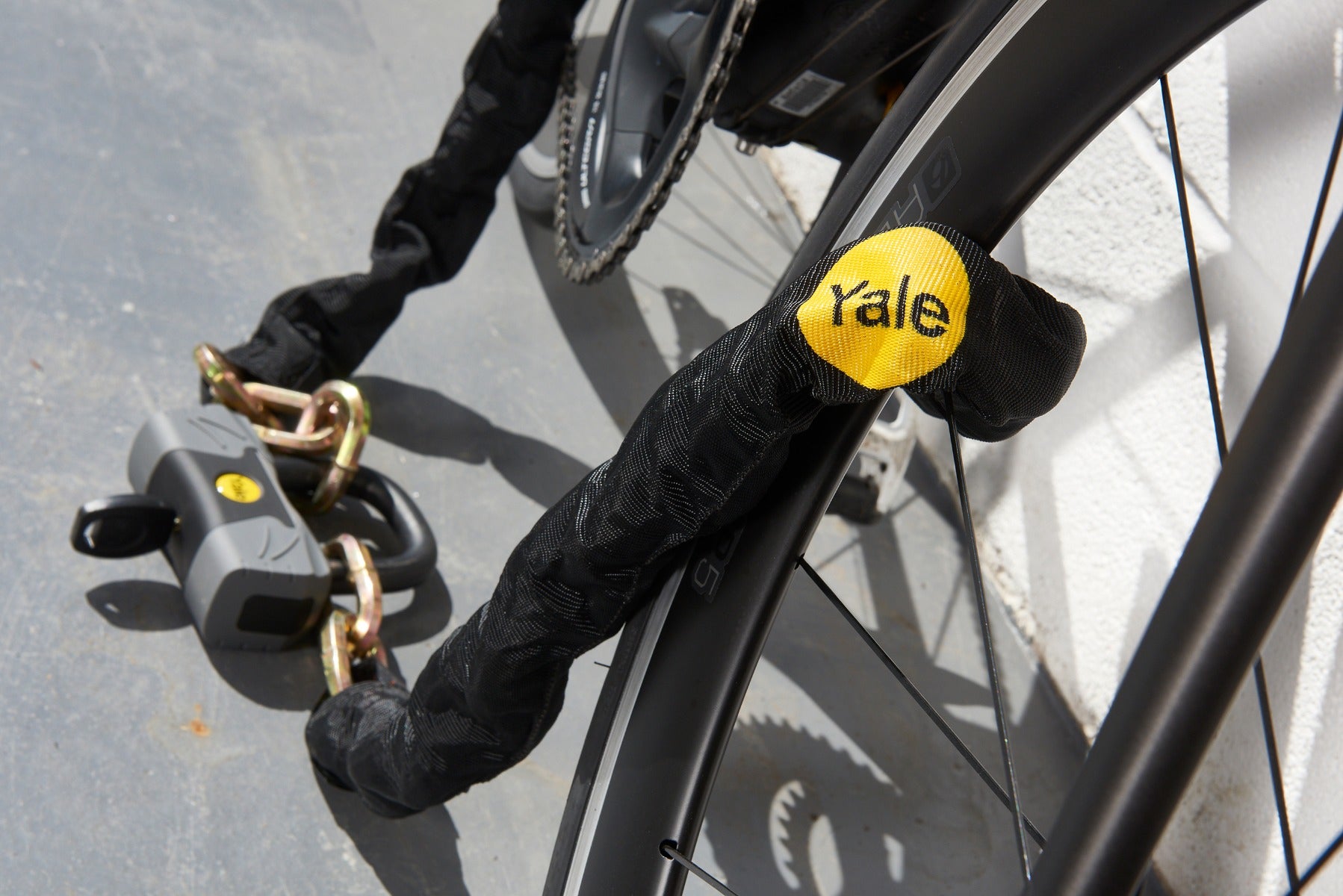 Yale YCL3 Kettenschloss – Titan, 1,8 m, Ø14 mm, Sold Secure Gold, Gold