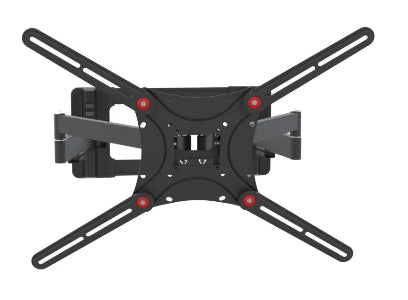 Barkan Mounting Systems Barkan WH 464L-SW – Wandhalterung, schwenkbar, neigbar, für 13–90", VESA 75×75–600×400, bis 60 kg, schwarz