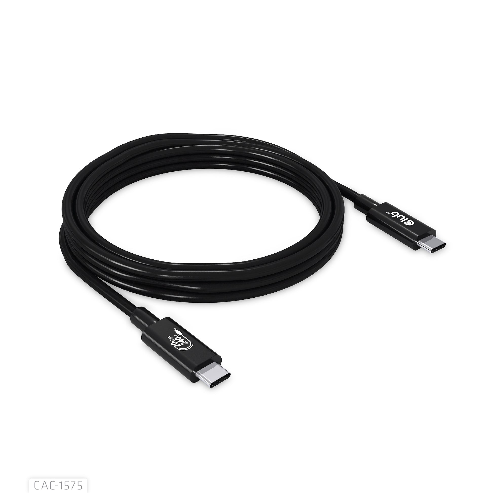 CLUB3D Club 3D – USB-Kabel, USB-C zu USB-C, 2 m, USB4, Lade-/Datenkabel
